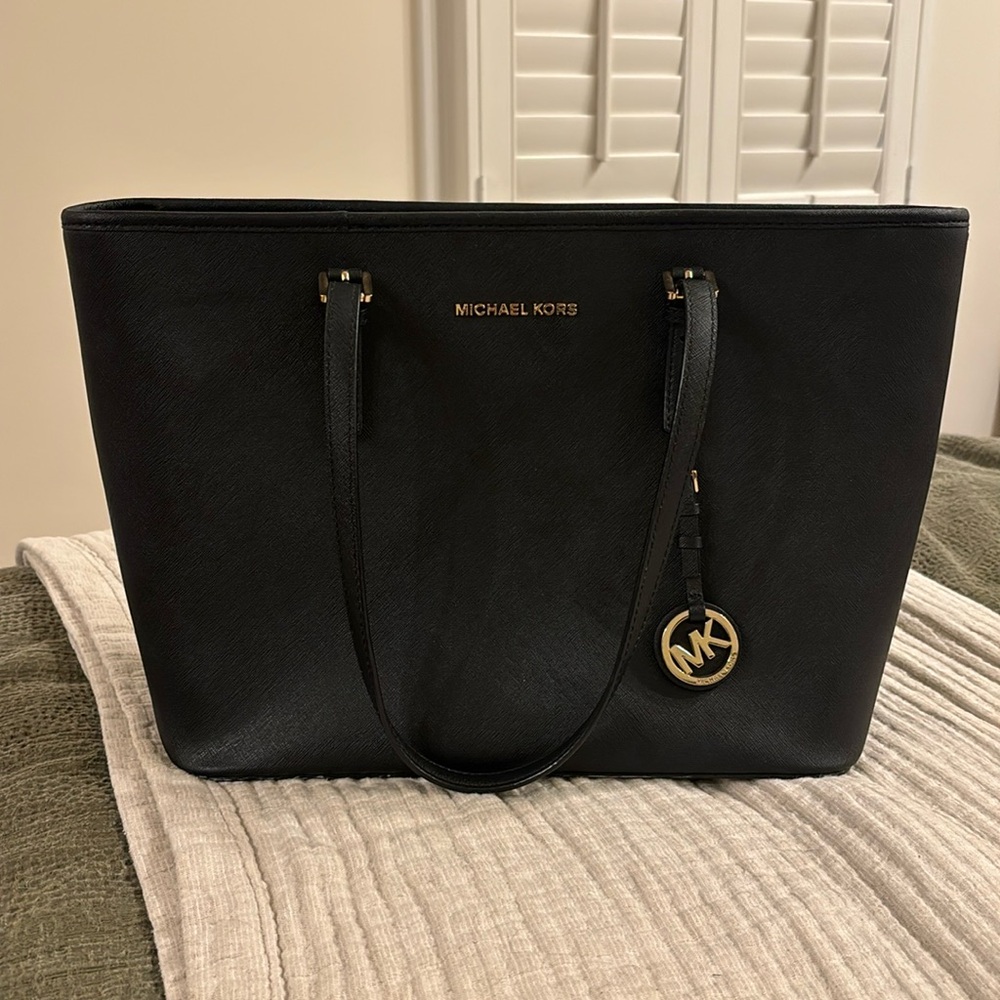 Black Michael Kors Tote Bag